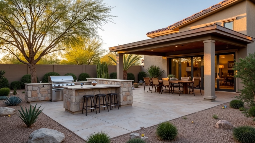 Surprise, AZ outdoor kitchen and dining