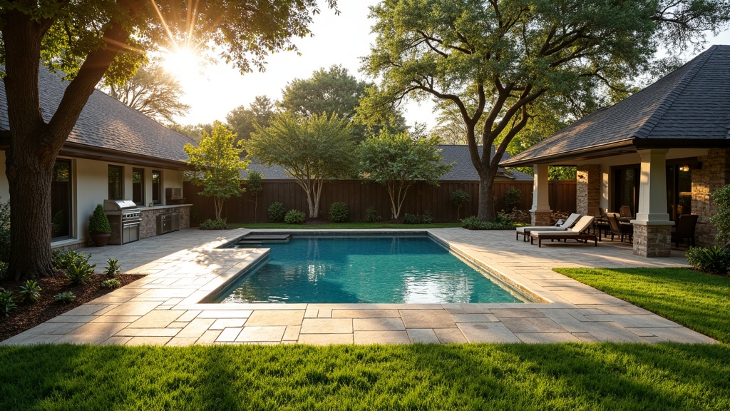 The Woodlands, TX landscape and hardscape outdoor living project