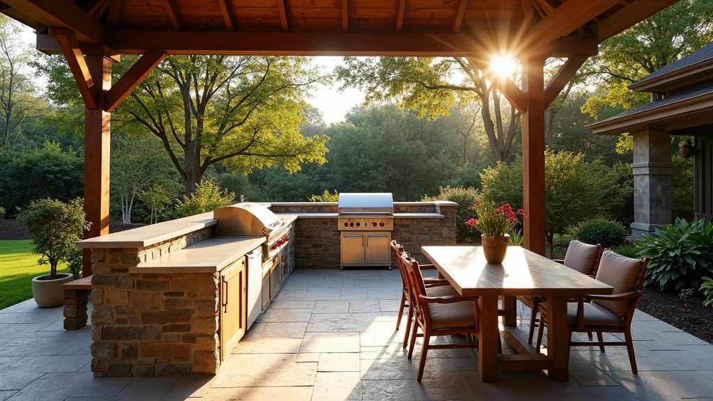 Tulsa, OK outdoor kitchen and dining