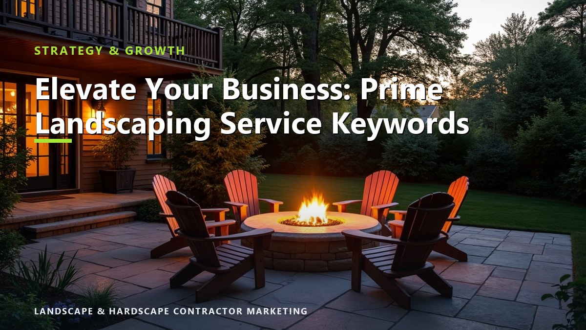 Elevate Your Business: Prime Landscaping Service Keywords