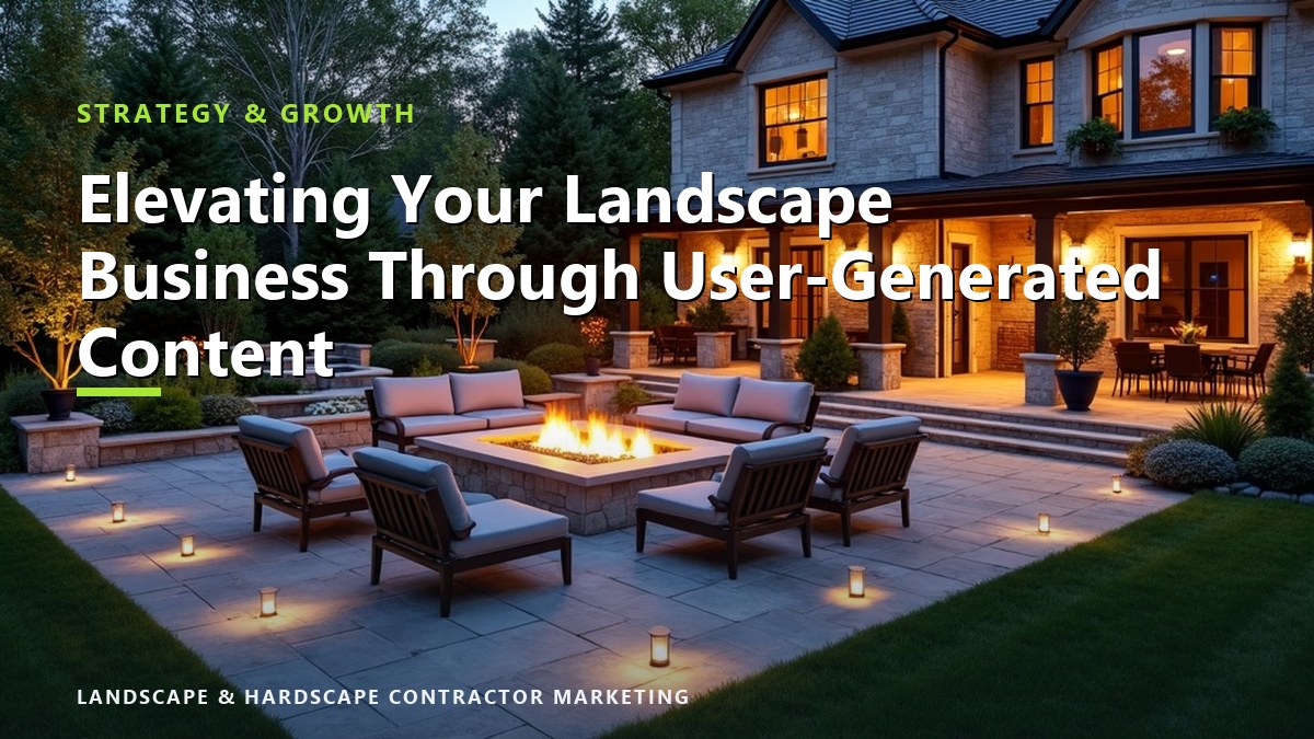Elevating Your Landscape Business Through User-Generated Content