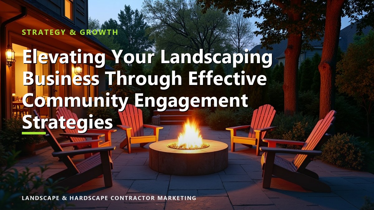 Elevating Your Landscaping Business Through Effective Community Engagement Strategies
