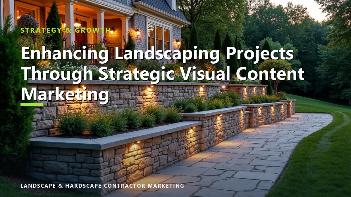 Enhancing Landscaping Projects Through Strategic Visual Content Marketing