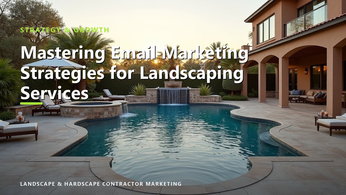 Mastering Email Marketing Strategies for Landscaping Services