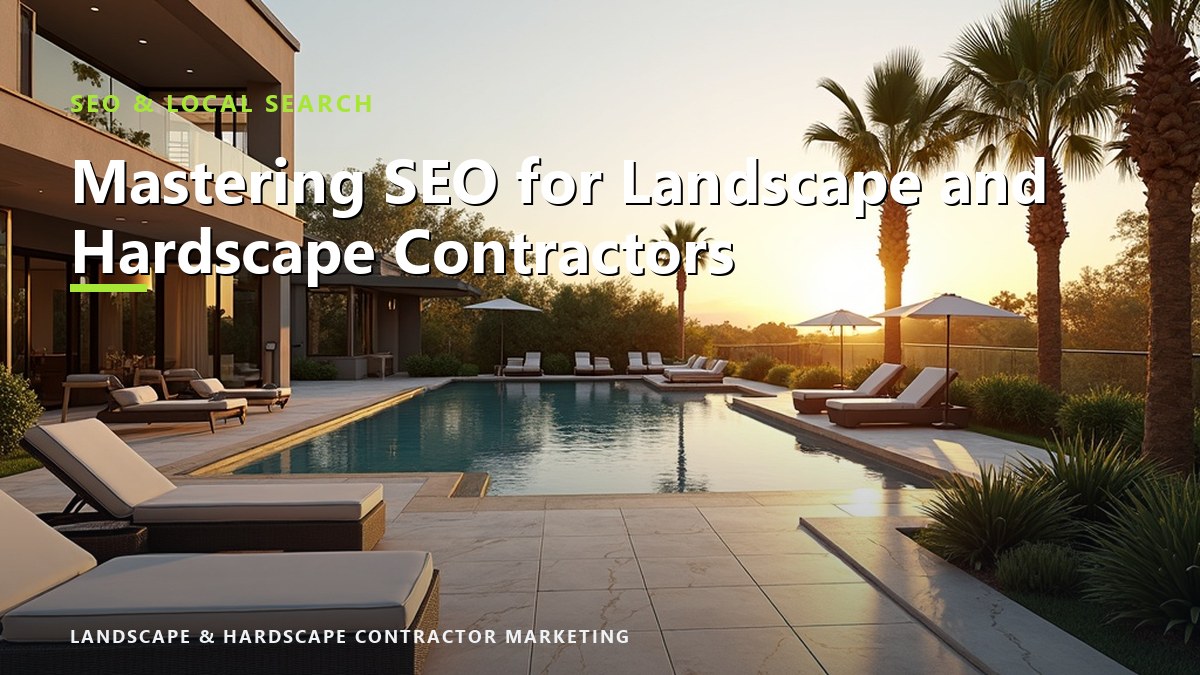 Mastering SEO for Landscape and Hardscape Contractors