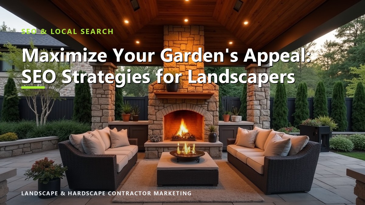 Maximize Your Garden's Appeal: SEO Strategies for Landscapers