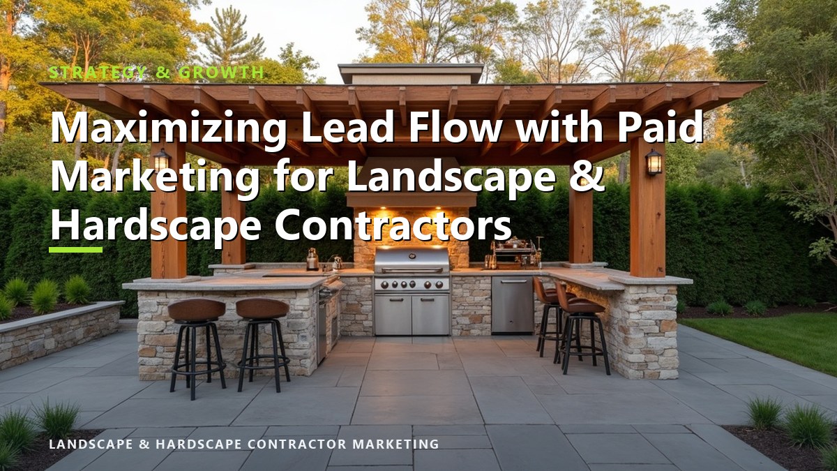 Maximizing Lead Flow with Paid Marketing for Landscape & Hardscape Contractors