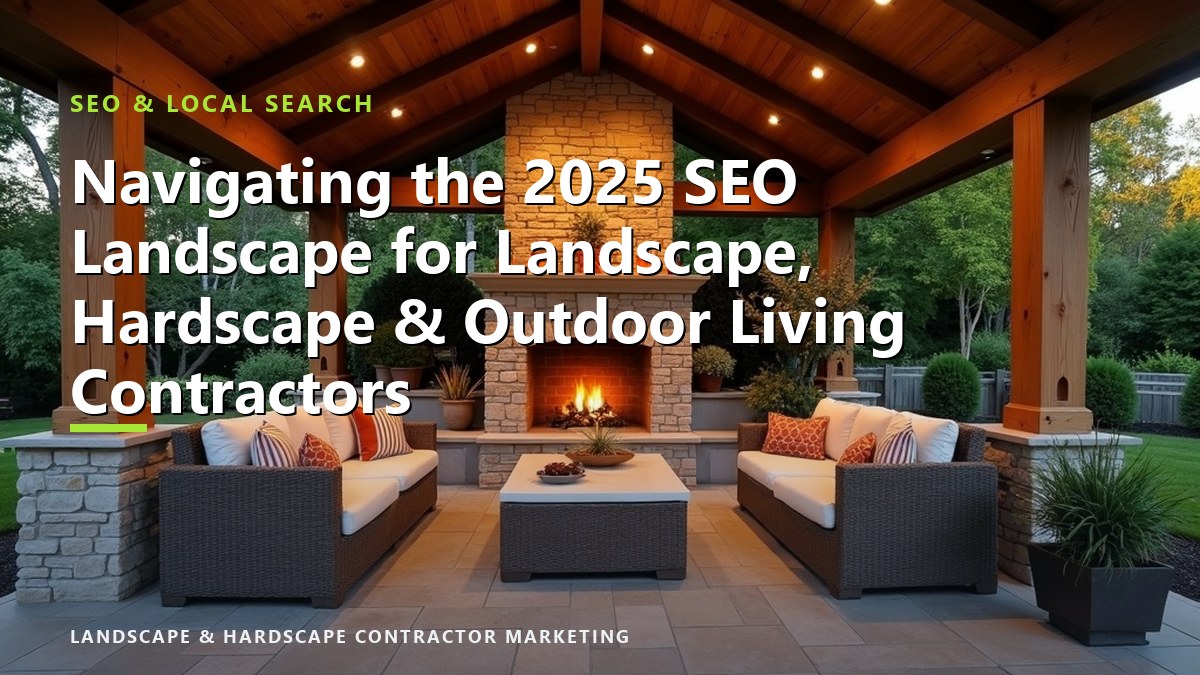 Navigating the 2025 SEO Landscape for Landscape, Hardscape & Outdoor Living Contractors